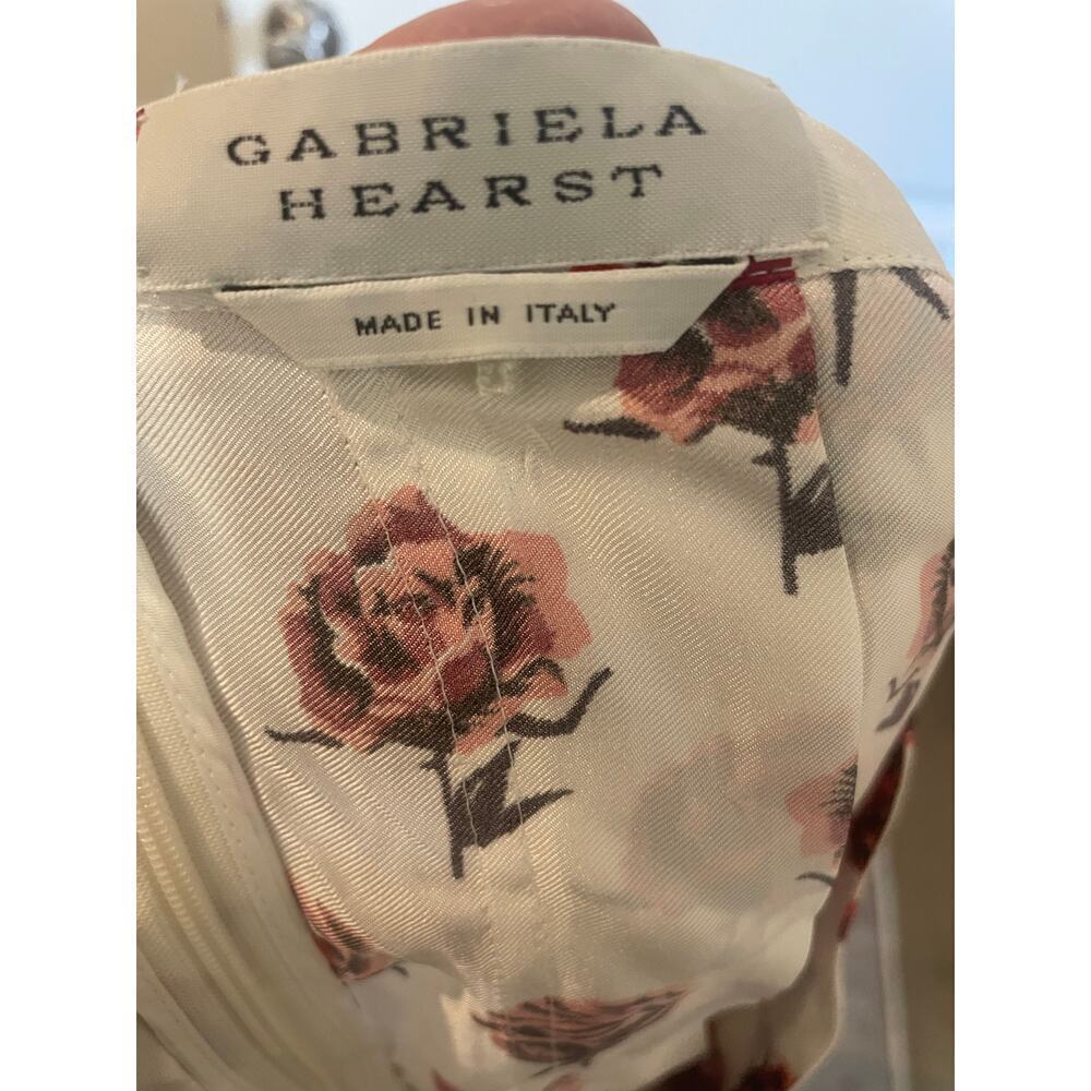 Gabriela Hearst size 6 (42) Blight Pleated Silk Midi Skirt. - Picture 4 of 15